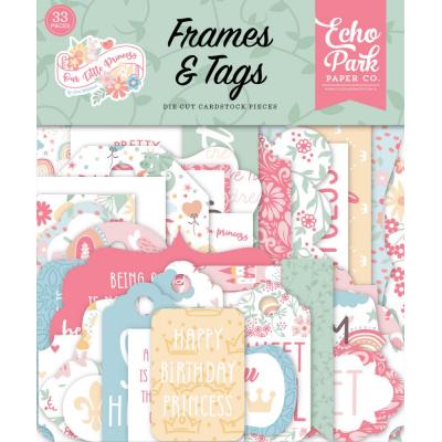 Echo Park Our Little Princess Die Cuts - Frames & Tags